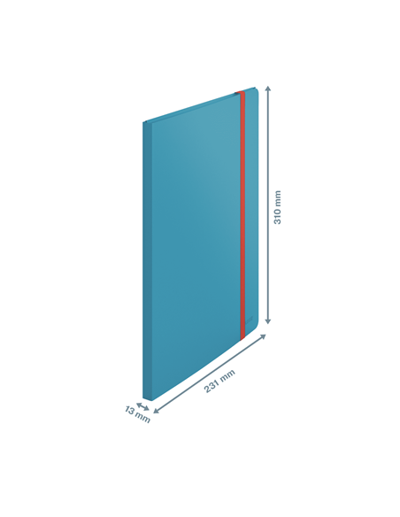 CARPETA FUNDAS COSY MOBILE PLUS AZUL LEITZ 46700061