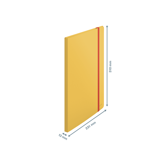CARPETA FUNDAS COSY MOBILE PLUS AMARILLO LEITZ 46700019