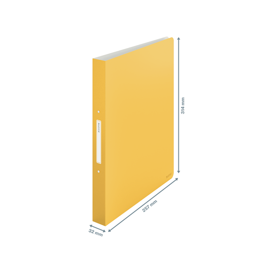 CARPETA 2 ANILLAS ACTIVE COSY AMARILLO LEITZ 42380019