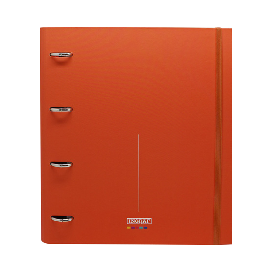 Ingraf 350762 carpeta de cartón A4 Naranja
