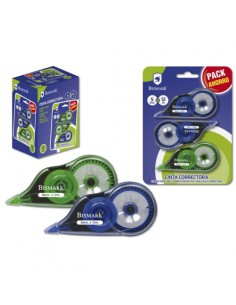 Bismark 328210 corrección de películo/cinta 12 m Multicolor 3 pieza(s)