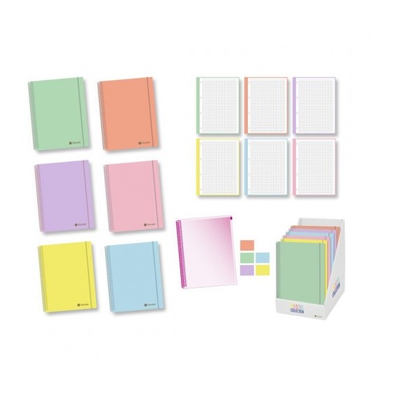 Golden 327708 cuaderno y block A4 120 hojas Multicolor (x12 unidades)