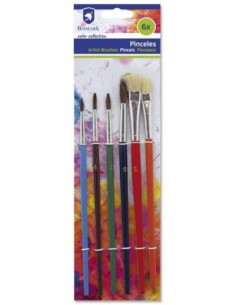 SET DE 6 PINCELES SURTIDOS BISMARK 326064
