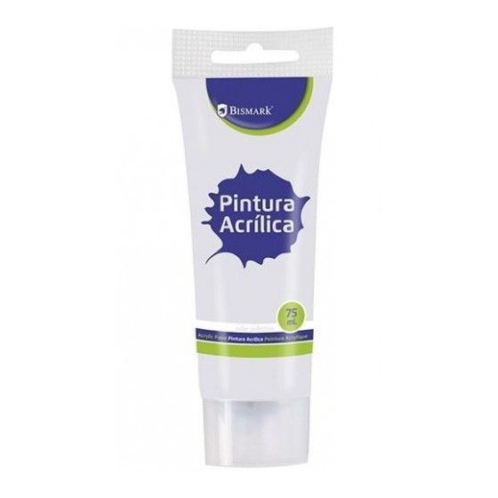 BOTE PINTURA ACRILICA 75 ML BLANCO BISMARK 328526