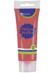 BOTE PINTURA ACRILICA 75 ML ROJO BISMARK 328525