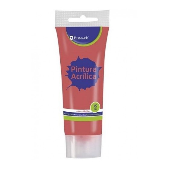 BOTE PINTURA ACRILICA 75 ML ROJO BISMARK 328525