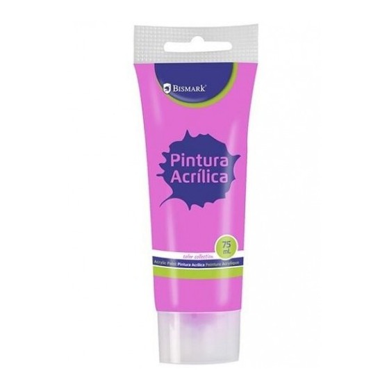 BOTE PINTURA ACRILICA 75 ML ROSA BISMARK 328523