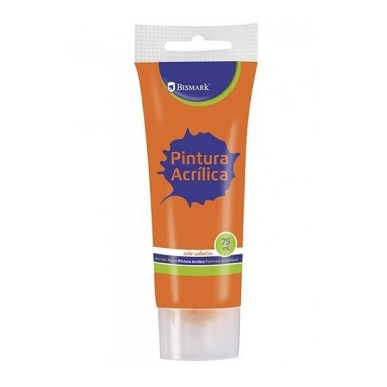 BOTE PINTURA ACRILICA 75 ML NARANJA BISMARK 328522