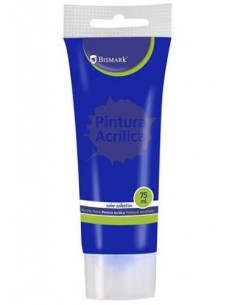 BOTE PINTURA ACRILICA 75 ML AZUL OSCURO BISMARK 328520