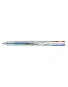 BOLIGRAFO SUPERGRIP G - 4 COLORES - CUERPO COLOR TRANSPARENTE PILOT BPKGG-35M-NC