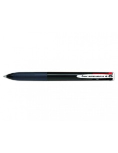 BOLIGRAFO SUPERGRIP G - 4 COLORES - CUERPO COLOR NEGRO PILOT BPKGG-35M-B