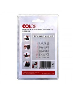 Colop 108807 sello comercial Tradicional Sello de texto/fecha 2