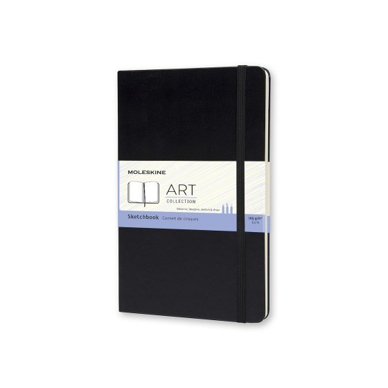 CUADERNO DE BOCETOS NEGRO M (11,5X18CM) MOLESKINE ARTQP054 MOLESKINE ARTQP054