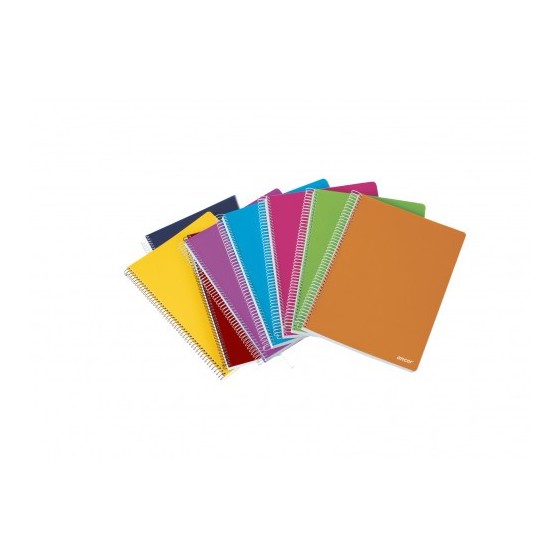 CUADERNO TAPA POLIPROPILENO A5 CST 80 HOJAS 90G Q4X4 ST ANCOR 058543 (x8 unidades)
