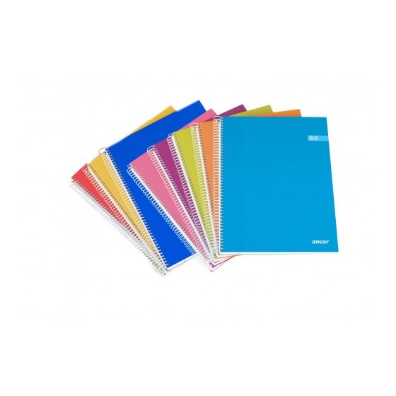 CUADERNO TAPA DURA A5 80 HOJAS 60G Q.4X4 ANCOR 064919 (x8 unidades)