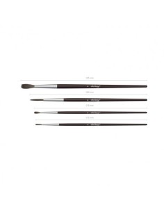 SET PINCELES PARA ACUARELAS Y TEMPERAS, PELO DE CABALLO, 4 UDS. ARTBERRY 36123 2