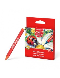 ESTUCHE DE CERAS DE PLÁSTICO 12 COLORES ARTBERRY 34930 2