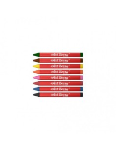 ESTUCHE DE CERAS DE PLÁSTICO 8 COLORES ARTBERRY 34929 2
