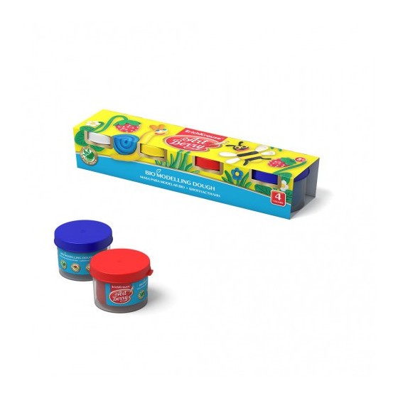SET MASA PARA MODELAR BIO CON ALOE VERA 4 COLORES POR 35G ARTBERRY 41769