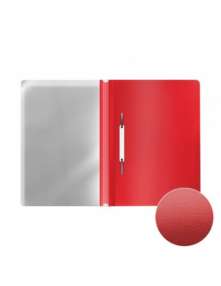 DOSSIER CON FÁSTERNER FIZZY CLASSIC, A4, ROJO ERICH KRAUSE 50006 (x20 unidades)