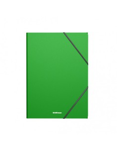 CARPETA CON GOMAS ELÁSTICAS MATT CLASSIC, A4, VERDE ERICH KRAUSE 53323 (x4 unidades)