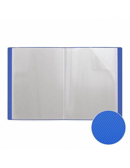 LIBRO DE PRESENTACIÓN DIAGONAL VIVID, CON 20 FUNDAS, A4, COLORES SURTIDOS ERICH KRAUSE 47006 (x4 unidades)