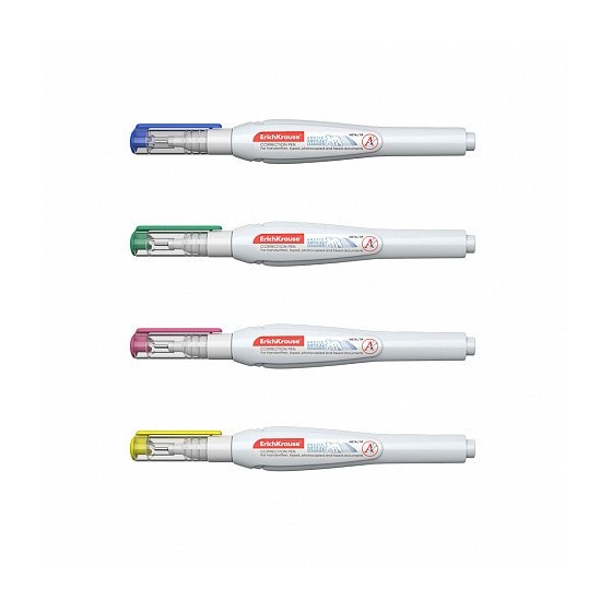 BOLÍGRAFO CORRECTOR ARCTIC WHITE, 10 ML ERICH KRAUSE 781 (x12 unidades)