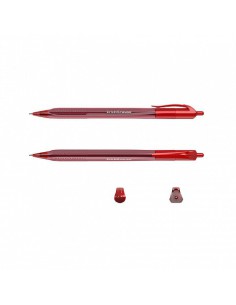 BOLÍGRAFO AUTOMÁTICO U-28, ULTRA GLIDE TECHNOLOGY, TINTA COLOR: ROJO ERICH KRAUSE 33530 (x12 unidades)