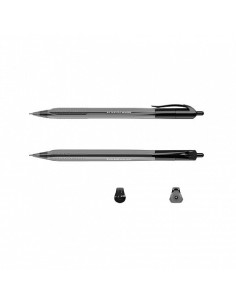 BOLÍGRAFO AUTOMÁTICO U-28, ULTRA GLIDE TECHNOLOGY, TINTA COLOR: NEGRO ERICH KRAUSE 33529 (x12 unidades)