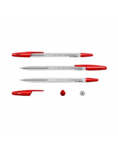 BOLÍGRAFO R-301 CLASSIC STICK 1.0, TINTA COLOR: ROJO ERICH KRAUSE 43186 (x50 unidades)