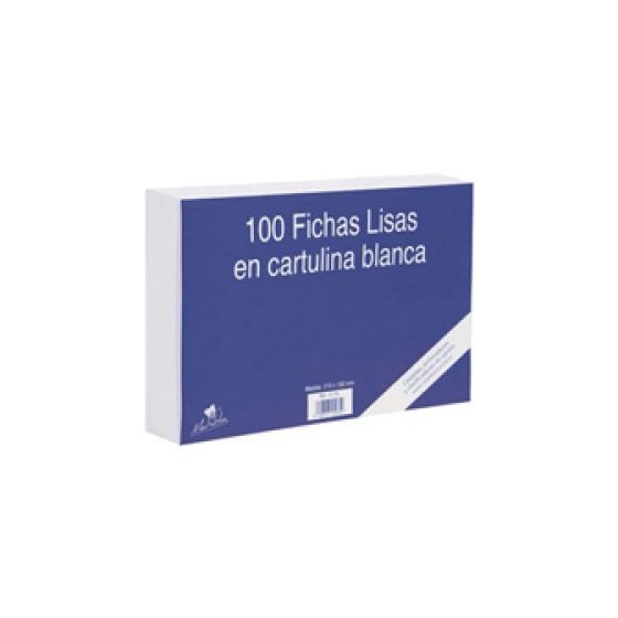100 FICHAS DE CARTULINA LISA  (150X100 MM) N.º 3 MARIOLA 3113L