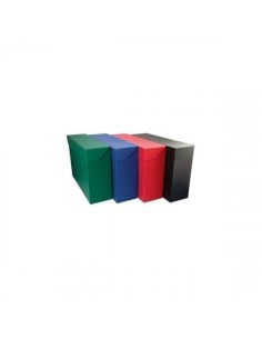 CAJA TRANSFERENCIA FOLIO CARTON FORRADO EN GELTEX (39X25,5 X11 CM) ROJO MARIOLA 1685RO