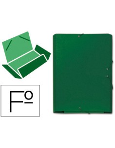 CARPETA CARTON COMPACTO GOFRADO Nº 8.FOLIO GOMA SOLAPA VERDE MARIOLA 5285VE (x10 unidades)