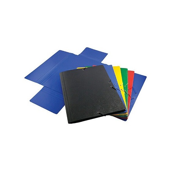 CARPETA CARTON COMPACTO GOFRADO Nº 8.FOLIO GOMA SOLAPA NEGRO MARIOLA 5285NE (x10 unidades)