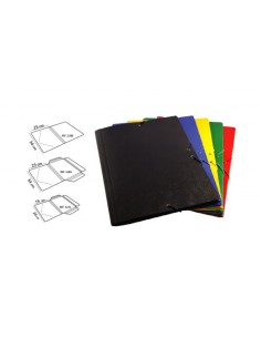 CARPETA CARTON COMPACTO GOFRADO Nº 8.FOLIO GOMA SOLAPA AMARILLO MARIOLA 5285AM (x10 unidades)