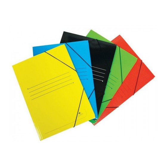 CARPETA CARTON 500 GR. PLASTIFICADO BRILLO FOLIO GOMA SOLAPA NARANJA MARIOLA 1523NA (x20 unidades)