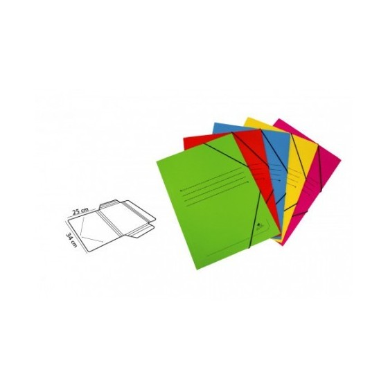 CARPETA CARTON SIMIL PRESPAN 500 GR./M2. FOLIO GOMA SOLAPA VERDE MARIOLA 1525VE (x20 unidades)