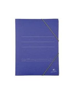 CARPETA CARTON AZUL 500 GR./M2. CUARTO GOMA SOLAPA MARIOLA 1045 (x20 unidades)