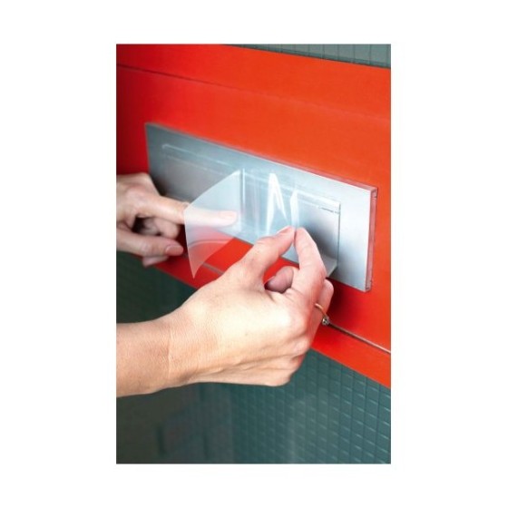 Avery AM001A4 etiqueta autoadhesiva Rectángulo Desmontable Transparente 10 pieza(s)