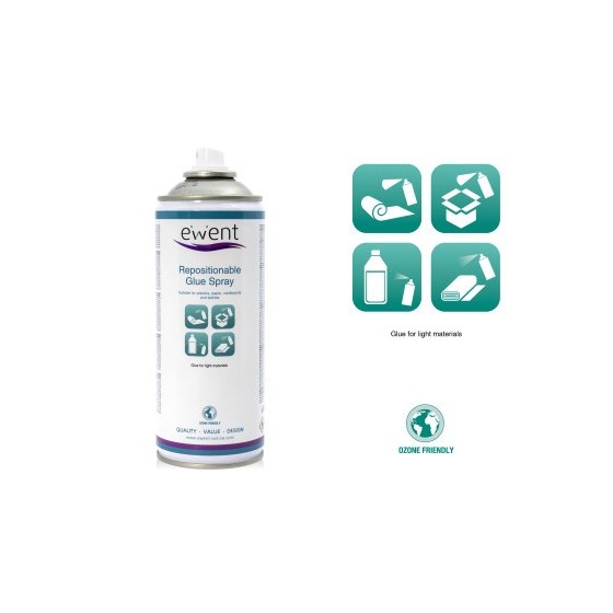 EWENT SPRAY DE PEGAMENTO REPOSICIONABLE SECADO RÁPIDO