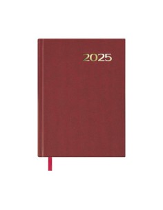 AGENDA 2025 SINTEX DÍA PÁGINA 14 X 20 CM COLOR BURDEOS DOHE 11402 - 25