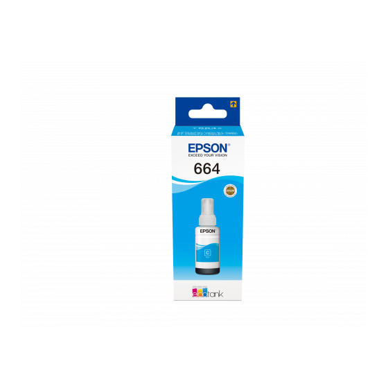 Epson 664 Ecotank Cyan ink bottle (70ml)