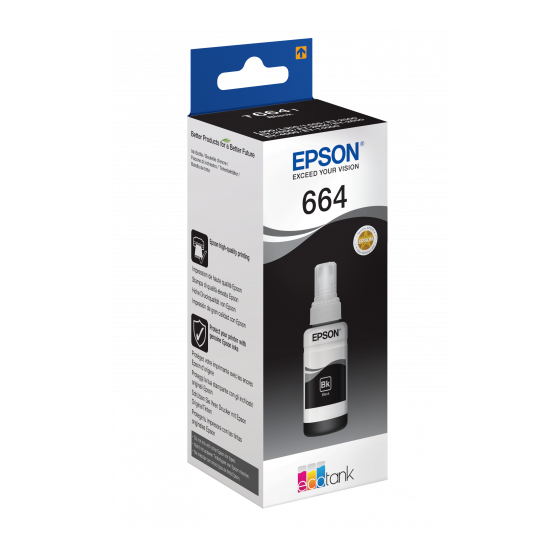 Epson 664 Ecotank Black ink bottle (70ml)
