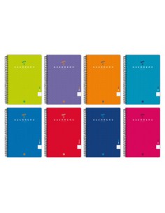 CUADERNO TAPA BLANDA UNICLASIC FOLIO 80 HOJAS 90GR. 4X4 COLORES SURTIDOS GUERRERO 88440199 (x10 unidades)