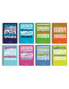 CUADERNO POLIPROPILENO UNICLASIC FOLIO 80 HOJAS 90GR. 1 LINEA COLORES SURTIDOS GUERRERO 88423298 (x5 unidades)