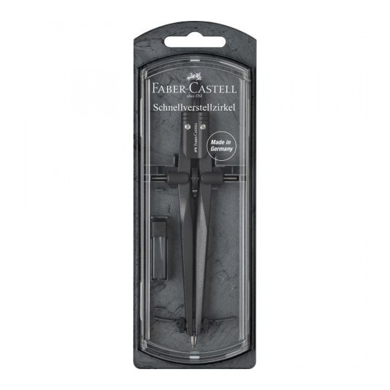 COMPÁS DE AJUSTE RÁPIDO BLACKSTONE FABER CASTELL 174530