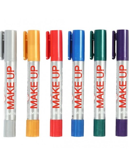 POCKET MAKE UP METALLIC 6 COLORES SURTIDOS PLAYCOLOR 01011