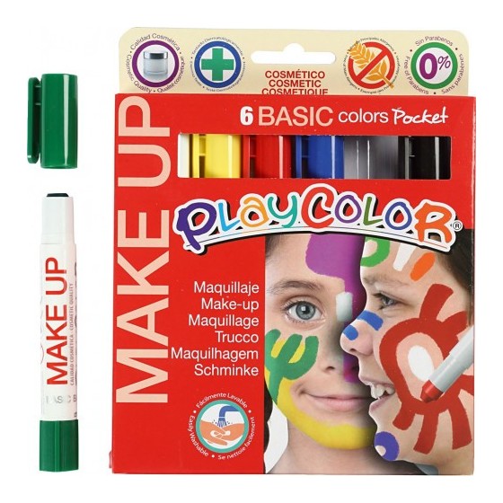 POCKET MAKE UP BASIC 6 COLORES SURTIDOS PLAYCOLOR 01001