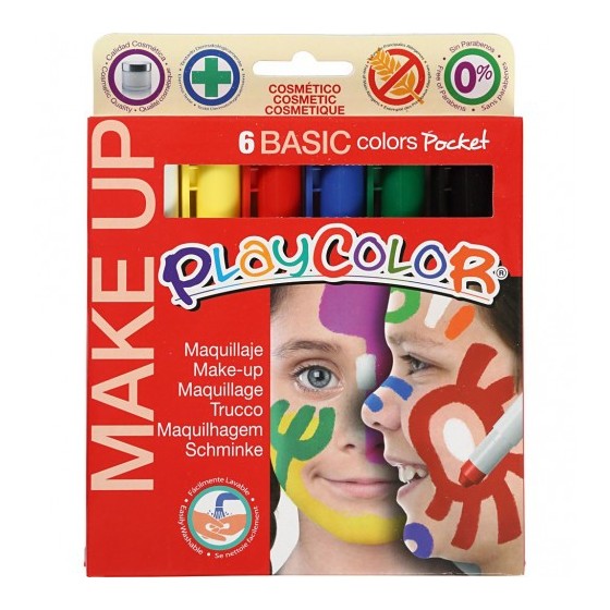 POCKET MAKE UP BASIC 6 COLORES SURTIDOS PLAYCOLOR 01001