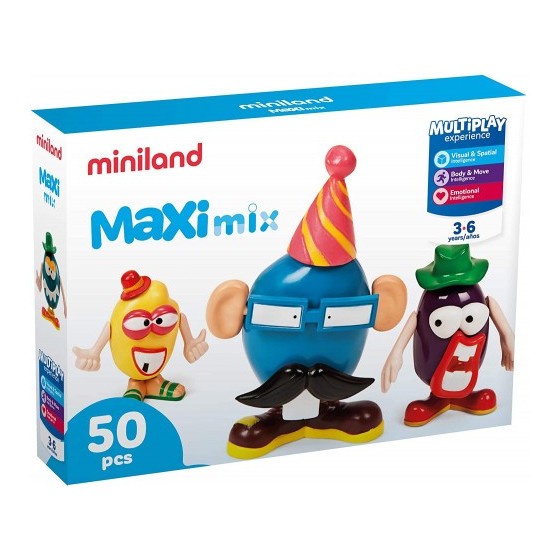 JUEGO MAXIMIX 50 PIEZAS MINILAND 97115
